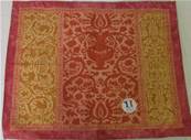 Set de table Beauvillé satin de coton orange