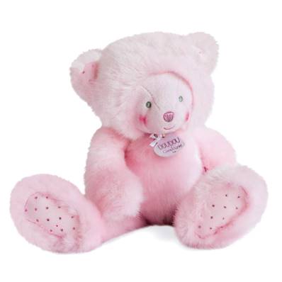 Trop Mimi - Ours Rose 30cm Doudou et Compagnie