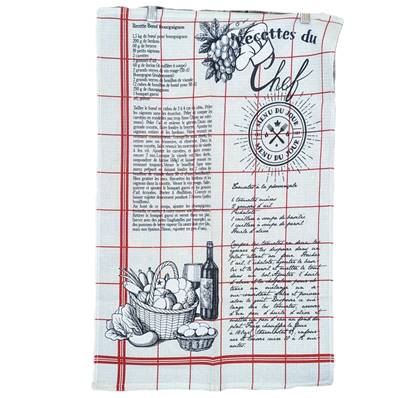 Torchon Recette du chef 50x70
