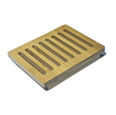 Porte savon bois clair boite