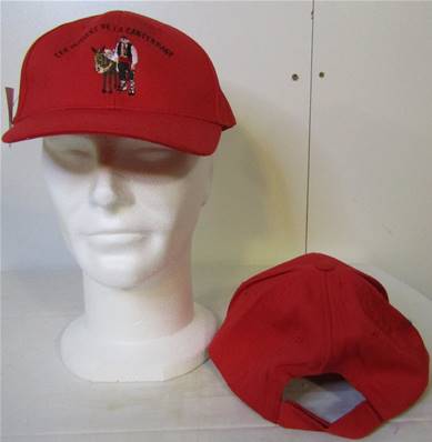 Casquette brodée Logo rouge