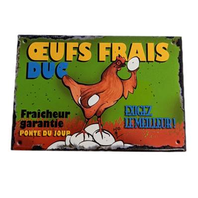 Magnet plaque oeufs frais Orval