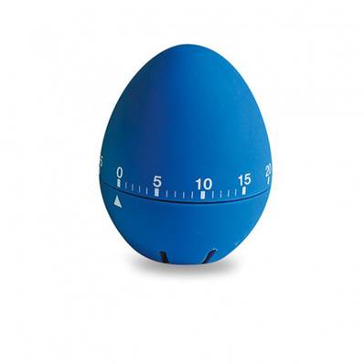 Minuteur oeuf bleu