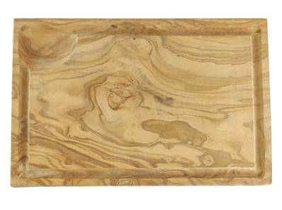 Planche rectangulaire bois d'olivier 30x20x2