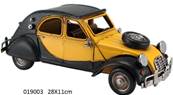 VOITURE NOIRE/JAUNE 28 X 11 X 11 CM