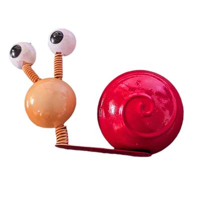 Magnet escargot rouge