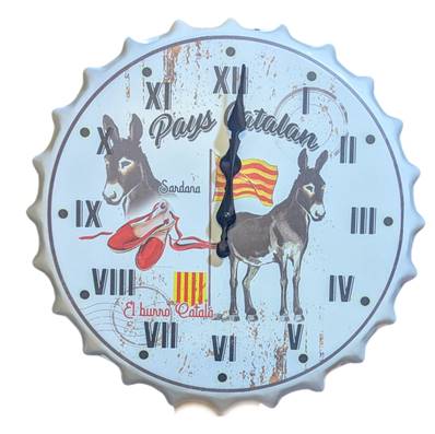 Pendule Pays Catalan burro capsule