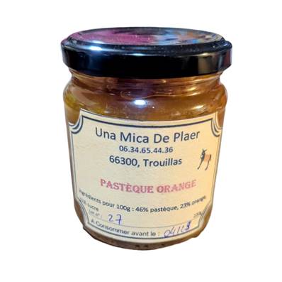Confiture Pastèque Orange 220gr