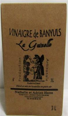 Vinaigre de Banyuls Rouge BIB 3 litres