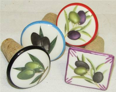 Bouchon porcelaine olives
