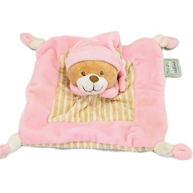 Doudou plat ours Mes petits cailloux 15cm