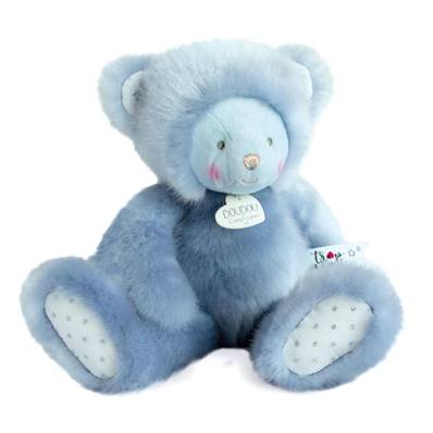 Trop Mimi - Ours Bleu 30cm Doudou et Compagnie