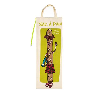 SAC A PAIN COTON 27X70CM vert