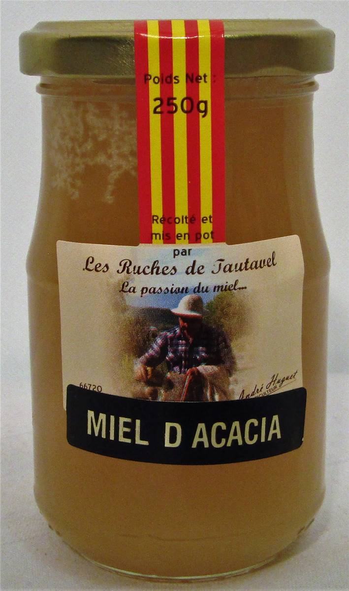 Miel d'Acacia 250gr, Pot de miel