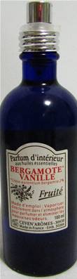 Bergamote/vanille 100ml parfum d'intérieur aux huiles essentielles