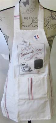 Tablier enfant cuisine du chef blanc