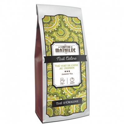 Thé nuit caline thé vert au jasmin 100gr