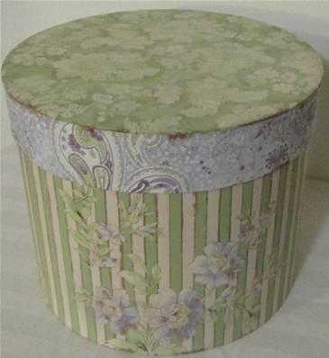 Boite à chapeau haute D33 verte