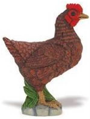 Poule naine figurine Safari