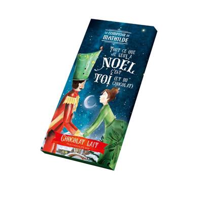 Tablette Chocolat Lait Noël 100G