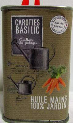 Huile mains carotte/basilic