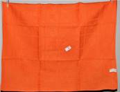 Linge ancien métis orange LP serviette de table ou torchon
