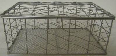 Boite coffret métal gris