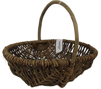 Panier à vendanges osier fonçé L30