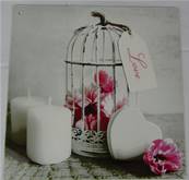 Plaque alu 19x19cm cage