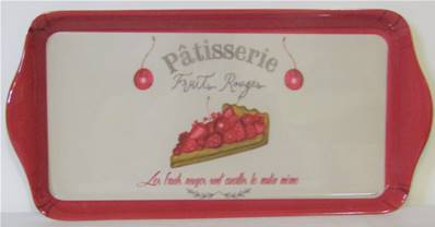 PLATEAU 'PATISSERIE' 15 X 30.5 CM