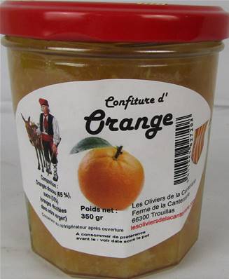 Confiture orange 350gr