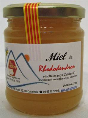 Miel de rhododendron 250gr