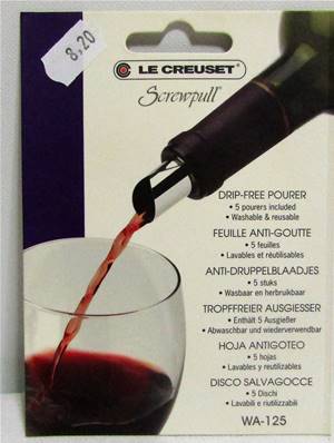 5 feuilles anti-goutte Le Creuset