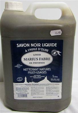 Savon noir 5 litres