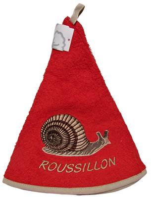 EM rond escargot rouge Roussillon