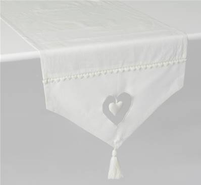 Chemin de table 45x150 Mon Coeur