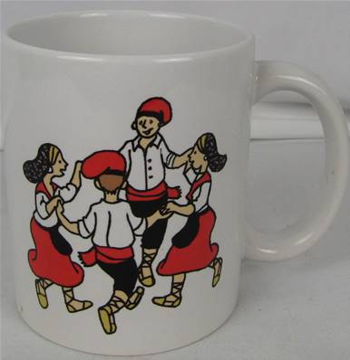 Mug porcelaine danseurs catalans