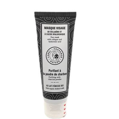 Masque visage au lait d'ânesse purifiant au charbon 75ml