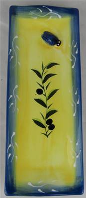 Repose cuillère Oléa bleu/jaune