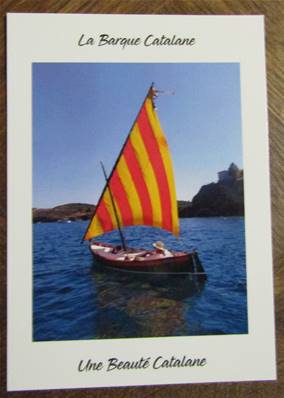 Carte postale la Barque Catalane