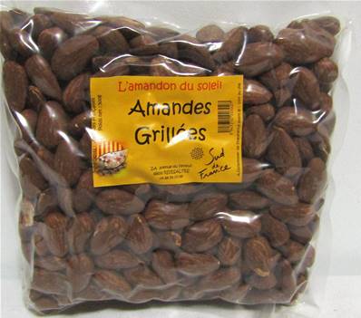 Amandes grillées 500gr