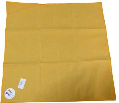 Serviette unie jaune