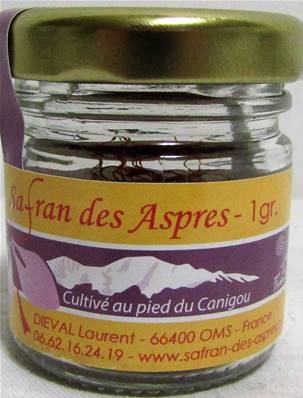 1 gr Safran des Aspres