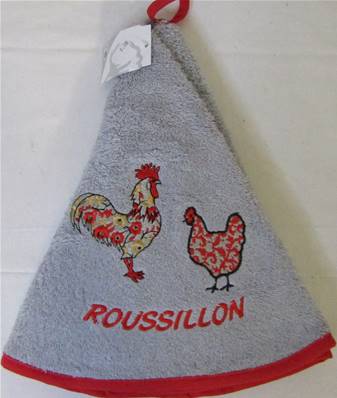 EM rond poules gris Roussillon