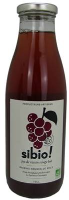 Jus de raisin rouge 75cl BIO