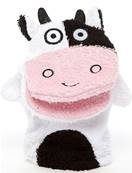 Gant de toilette fantaisie vache
