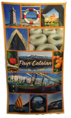 Drap de plage 95x175 Pays Catalan