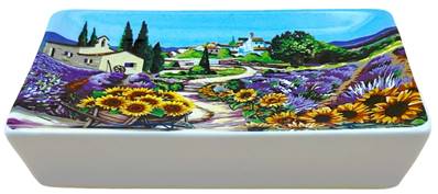 Boite à savon AQUARELLE BROUETTE TOURNESOL