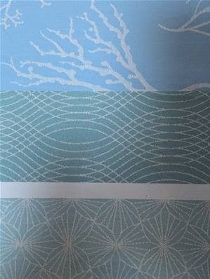 nappe 150x300cm Ulysse bleu