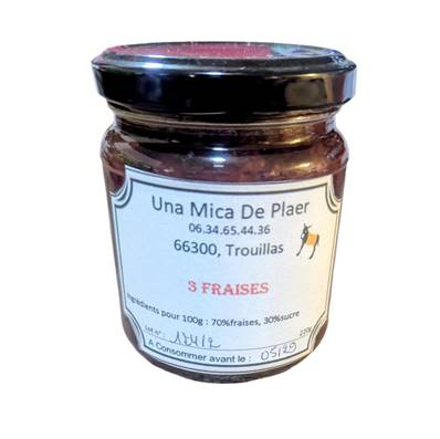 Confiture Fraise 220gr